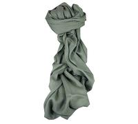 Pashmina & Silk Fine Cashmere Stole Karakoram Birds-Eye Weave Quartz