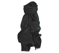 Pashmina & Silk Pashtoosh Luxury Cashmere Shawl Black