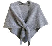 Pashmina Wraps for Women - Knitted Triangle Shawl Wraps for Women, Soft Winter Scarf, Elegant Shawls and Wraps for Evening Dresses & Weddings, Oversized Cashmere Wrap,Grey