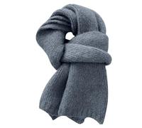 pashminas for women Scarves for Women Solid Color Wool Blend Knitted Scarf For Women's Winter Soft And Warm Woolen Scarf Classic Long Thick Ladies Scarves Gifts for Womens ladies cashmere scarfs Grey