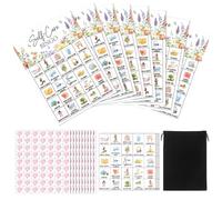 Pasimy 37 Pcs Self Care Bingo Game - 24 Self Care Bingo Cards, Therapy Bingos Games for Adults Large Group Mental Health Awareness Month Party Activities Supplies Counseling Session Gift