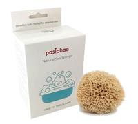 Pasiphae Baby sea Sponge, Soft sea washcloth for Babies & Kids Bathing - 100% Natural, Honeycomb,Organic - Pregnancy Gifts Boy Girl,Size 18M+ (9,5-11,5cm),Carton with 1 Sponge