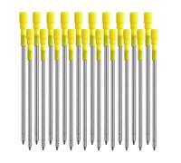 PASISIBICK 3.2 in Black Ink Ballpoint Pen Refills for Big Diamond/Crystal Pen(Pack of 20)