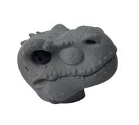 Pasisuu Dinosaur Squirrel Feeder - Pre-Assembled T-Rex Hanging Feeder with Weather-Resistant Design, Funny Backyard Animal Feeding Station for Garden Grey