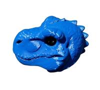 Pasisuu Dinosaur Squirrel Feeder - Pre-Assembled T-Rex Hanging Feeder with Weather-Resistant Design, Funny Backyard Animal Feeding Station for Garden Blue