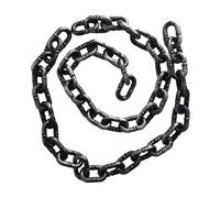 Pasisuu Giant Chain Dog Leash， Lightweight Plastic Link Lead， Stylish Big Accessory for Small Pets Chihuahua Yorkie Photo Prop Costume Event Walking Tool 3 M