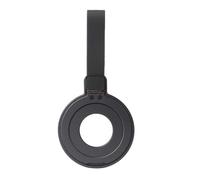 Pasisuu Mobile Phone Holder with Silicone Strap, 360-degree Rotation Magnetic Mount for Car Air Outlet Bag Hanging, Anti-Lost Wrist Strap, Portable Phone Stand Grey