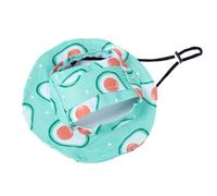 Pasisuu Pet Sun Hat - Adjustable Breathable Dog Cat Hat with Ear Holes, Small Bucket Style for UV Defence Outdoor WalksG, L