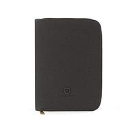 Pasito a Pasito. London Birth Book - Comfortable Baby Documents File Case with Pockets and Zipper - Made of Leatherette - Black