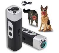 PASLFC Antibarking Ultrasonic Device for Dogs, Dog Repellent Ultrasound, Anti Bell Device Dogs, Three-Speed Frequency Conversion, Anti Bark Ultrasonic Dog Barking for Dogs (Black)