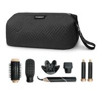 PASMAN Hair Tools Travel Bag for Shark Flex,Carrying Case Flat Curling Iron Waterproof Organizer,Compatible with FlexStyle Attachment (Black)