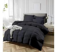 PASMINA King Size Duvet 10.5 Tog, Easy Care, All Year Round Quilt, Soft and Comfy, Goose Down Hotel Quality Duvet Quilt, 100% Egyptian Cotton Comforter (Dark Grey)