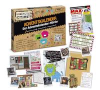 Pasmo Unsolved Crime Advent Calendar - Escape Game Toy Advent Calendar Boys with 24 Puzzles, German Language - Gift Boy 8 Years