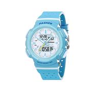 PASNEW Kid Watch Multi Function Digital-Analog Sport Watches,Outdoor Waterproof Watches for Kids Lightblue