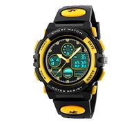PASNEW Kids Watch,Boy Sports Waterproof Watch,LED 50M Alarm Calendar Outdoors Watch,Watches with Luminous, Green, Leisure, sports waterproof