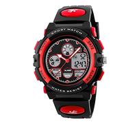 PASNEW Kids Watch,Boy Sports Waterproof Watch,LED 50M Alarm Calendar Outdoors Watch,Watches with Luminous, Yellow, Leisure, sports waterproof