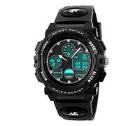 PASNEW Kids Watch,LED 50M Waterproof Alarm Calendar Outdoors Watch,Sports Waterproof Watch for Boys,Watches with Luminous Dials
