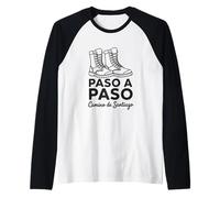 Paso A Paso Camino De Santiago 2006 St James Way Buen Camino Raglan Baseball Tee