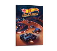 PASOFENE Video Game Hot Wheels Release Poster Poster Decorative Painting Canvas Wall Posters And Art Picture Print Modern Family Bedroom Decor Posters 08x12inch(20x30cm)