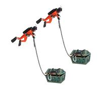 Pasotim 2X Treasure Diver Decoration for Aquarium Fish Tank Orange