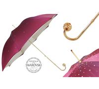Pasotti Burgundy Swarovski® Umbrella, Double Cloth