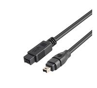 Pasow FireWire Cable 9 Pin to 4 Pin IEEE 1394 Firewire 800/400 Cable 6 Feet