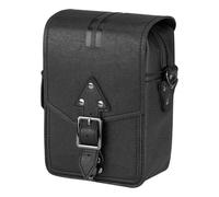 PASPRT Motorcycle Handlebar Bag Universal Retro Leather T-Bar Handle Bags for Cruiser for Softail for Dyna Sportsters Motorbike Saddle Bags
