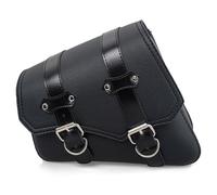 PASPRT Motorcycle Side Saddle Bags Swing Arm Tool Bag Bottle Holder Cafe Racer Storage Luggage Waterproof for Cruiser Motorbike Saddle Bags(Left Side)