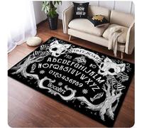 PASPRT Ouija Board Carpet for Living Room Home Sofa Table Area Rugs Bedroom Bedside Foot Pad Floor Mat Witchcraft Supplie 80x120cm