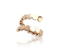 Pasquale Bruni Luce 18ct Rose Gold Diamond Crossover Ring Size Large D - Large PBR-079/L