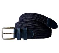PASQUALE CUTARELLI Men's Women's Italian Stretch Woven Belts Sailor's Blue Medium 36 Inches