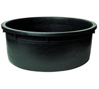 Pasquini & Bini Large Squat Black Plastic Aquatic Pot 240lt