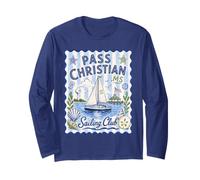 Pass Christian Sailing Club Coastal Mississippi Long Sleeve T-Shirt
