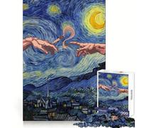 Pass Joint Starry Night 1000 Piece Jigsaw Puzzles for Adults Teenagers Logic Toy Relax Time Precision Cut (50x75cm)