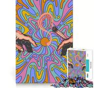 Pass Joints Hands of God 1000 Piece Jigsaw Puzzles for Adults Jigsaw Logic Sense Toy Leisure Fun Smooth Edge Heartfelt Gift (50x75cm)