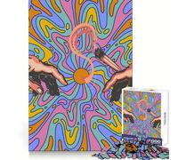 Pass Joints Hands of God 1000 Piece Jigsaw Puzzles for Adults Jigsaw Logic Sense Toy Leisure Fun Smooth Edge Heartfelt Gift (50x75cm)