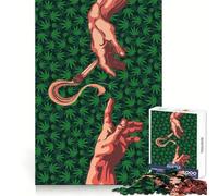 Pass Joints Hands of God for Adults 1000 Piece Jigsaw Puzzle Thought Toy Anxiety Relief Precise Edge Thoughtful Gift (50x75cm)