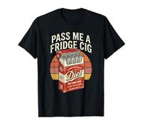 Pass Me A Fridge Cig Vintage Sunset Soda Funny T-Shirt