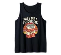 Pass Me A Fridge Cig Vintage Sunset Soda Funny Tank Top