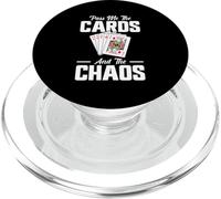 Pass Me The Cards And The Chaos Euchre Player PopSockets PopGrip for MagSafe