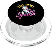 Pass Shoot Sparkle Unicorn Soccer Kids Girls PopSockets PopGrip for MagSafe