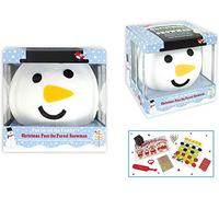 Pass The Parcel Snowman Christmas Family Party Game Novelty Fun with 8 Gifts Xmas Crackers Fun