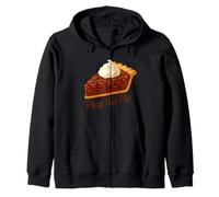 Pass the Pie Dessert Lover Thanksgiving Party Apparel Zip Hoodie