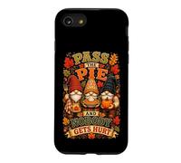 Pass The Pie & Nobody Gets Hurt Funny Thanksgiving Gnomes Case for iPhone SE (2020) / 7/8