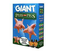 PASS THE PIGS Giant Dice Game, bounce the inflatable pigs around the garden, house, pool or beach and see how they land, first to 100 points wins, great gift for ages 6 plus