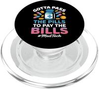 Pass the Pills Funny MedTech Medical Technology PopSockets PopGrip for MagSafe