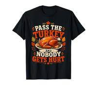 Pass The Turkey Thanksgiving Thankful Fall Autumn Season T-Shirt