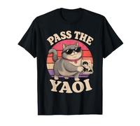 Pass The Yaoi Manga Bl Funny Cat T-Shirt