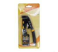 Pass Through Crimper Tool with 3-in-1 Crimp, Strip Functions for RJ45 8P8C, RJ12 6P6C, RJ11 6P4C/6P2C Connectors and CAT8/7/6A/6/5E LAN Cables