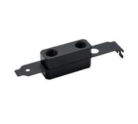 Pass Through Fitting PCIE Baffle Type Holder Threading Seat Module for Computer External Water Cooling Accessories Split Water Cooling Build PCIE Position Board Replacement Accessories Through Plate